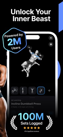 FitnessAI的动作计划界面,来源:Apple App Store官方截图