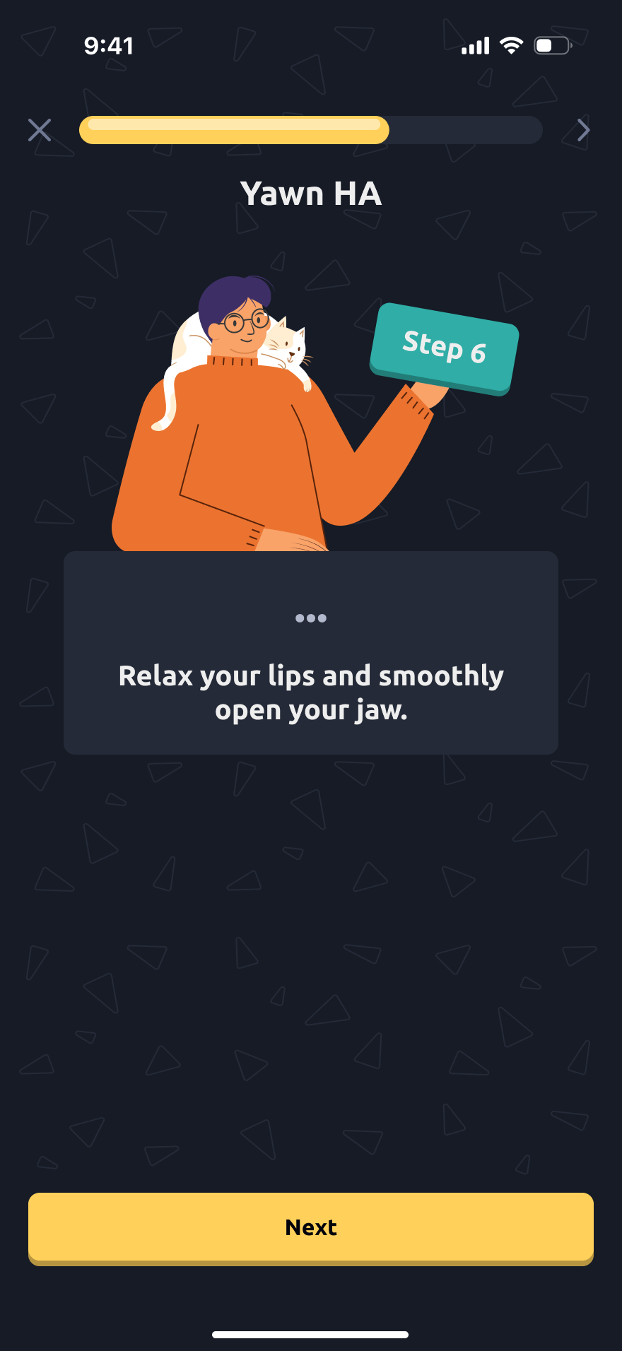 Vocal Image’s official instructions for the Yawn HA exercise